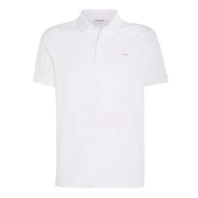 Calvin Klein Slim Cotton Polo In Bright
