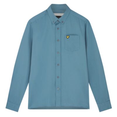 Lyle & Scott Washed Shirt Skipton Blue
