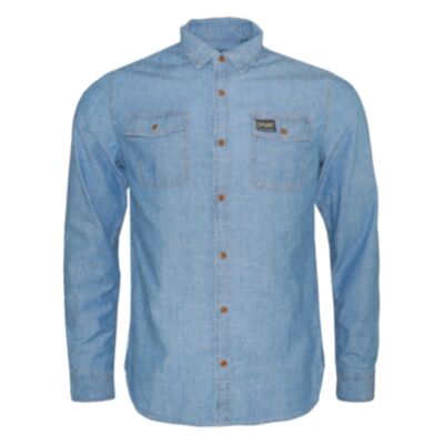Superdry Vintage Chambray Shirt Indigo
