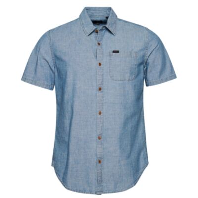 Superdry Vintage Loom S/S Shirt Indigo