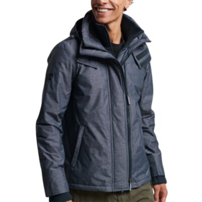 Superdry Zip Hood Arctic Windcheater Nav