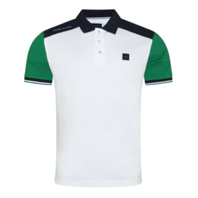 Eden Park IRFU SS Polo Shirt White