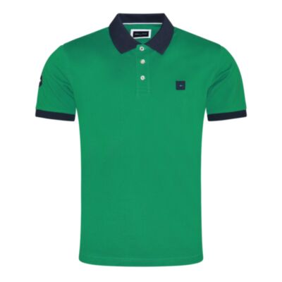 Eden Park IRFU SS Polo Shirt Green