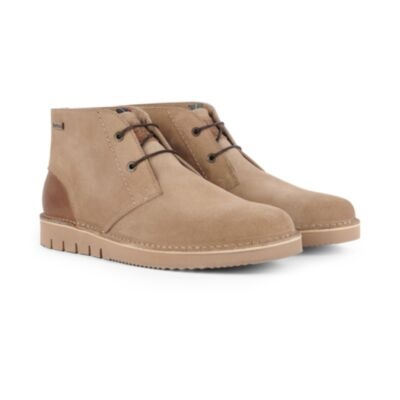 Barbour Kent Suede Boot In Sand