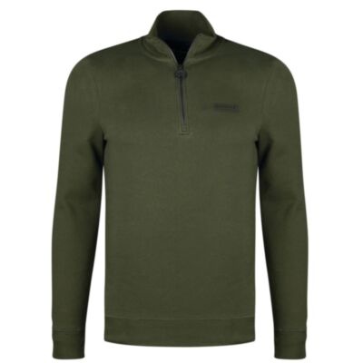 Barbour Essential 1/2 Zip Sweater In Fore