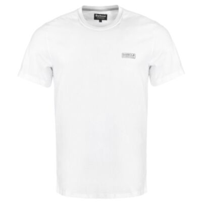 Barbour Small Logo Tee In White