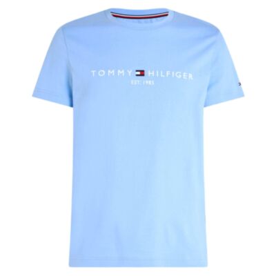 Tommy Hilfiger Logo T-Shirt Vessel Blue