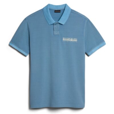 Napapijri SS Polo Shirt In Faded Blue