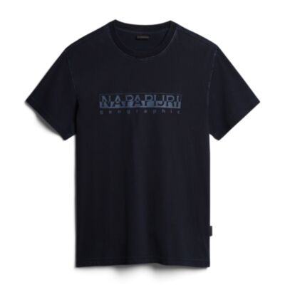 Napapijri Santiago SS Tee In Blue Marine