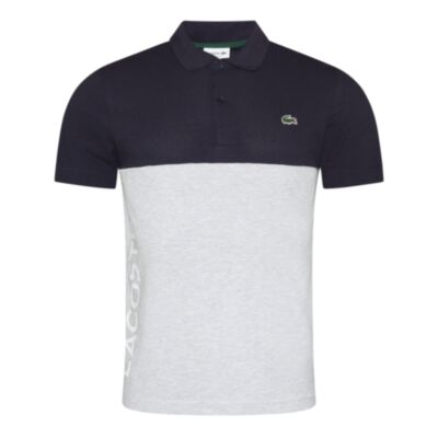 Lacoste SS Polo Shirt Abysm/Silver Chine