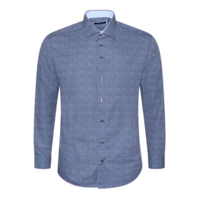 Pope Solid Shirt In Navy