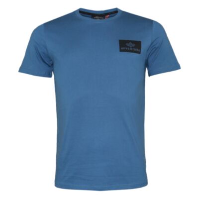Avventura Logo Tee In Blu Scuro