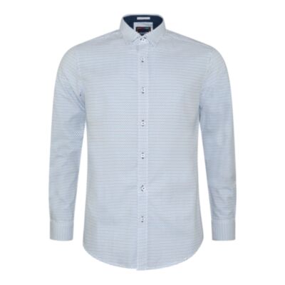 Salt & Lime DNA Print Poplin Shirt