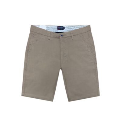 Salt & Lime Slim Fit Chino Short Beige