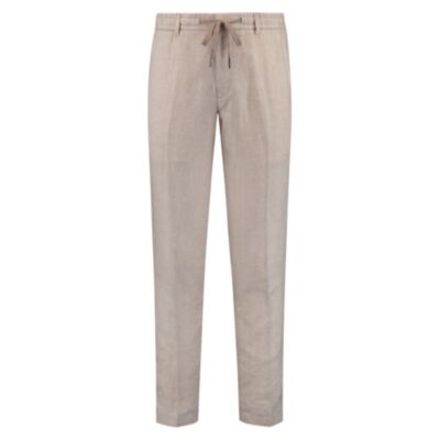Michael Kors Seasonal Linen Pant Khaki
