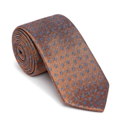 Remus Uomo Silk Tie & Pocket Set Orange