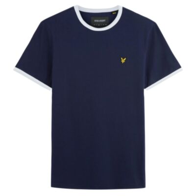 Lyle & Scott Ringer T-Shirt Navy White