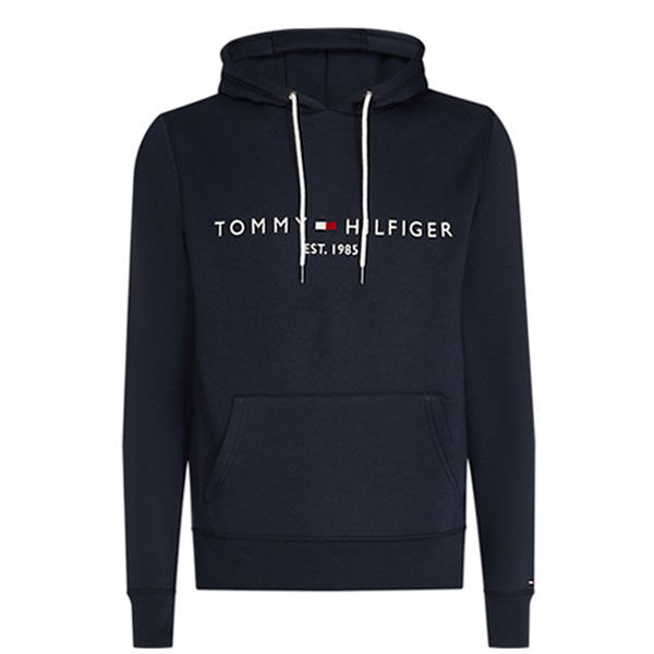 Navy Tommy Hilfiger Core Logo Hoodie | ejmenswear.com