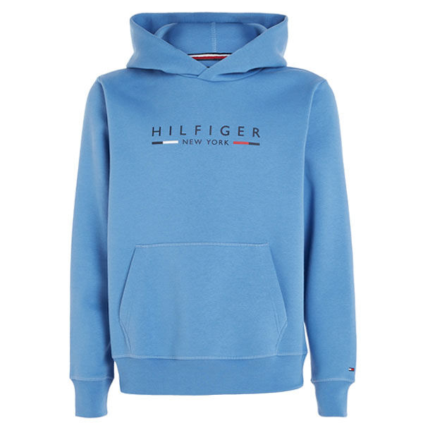 Menselijk ras liter Notitie Light Blue Tommy Hilfiger New York Hoody | Ej Menswear