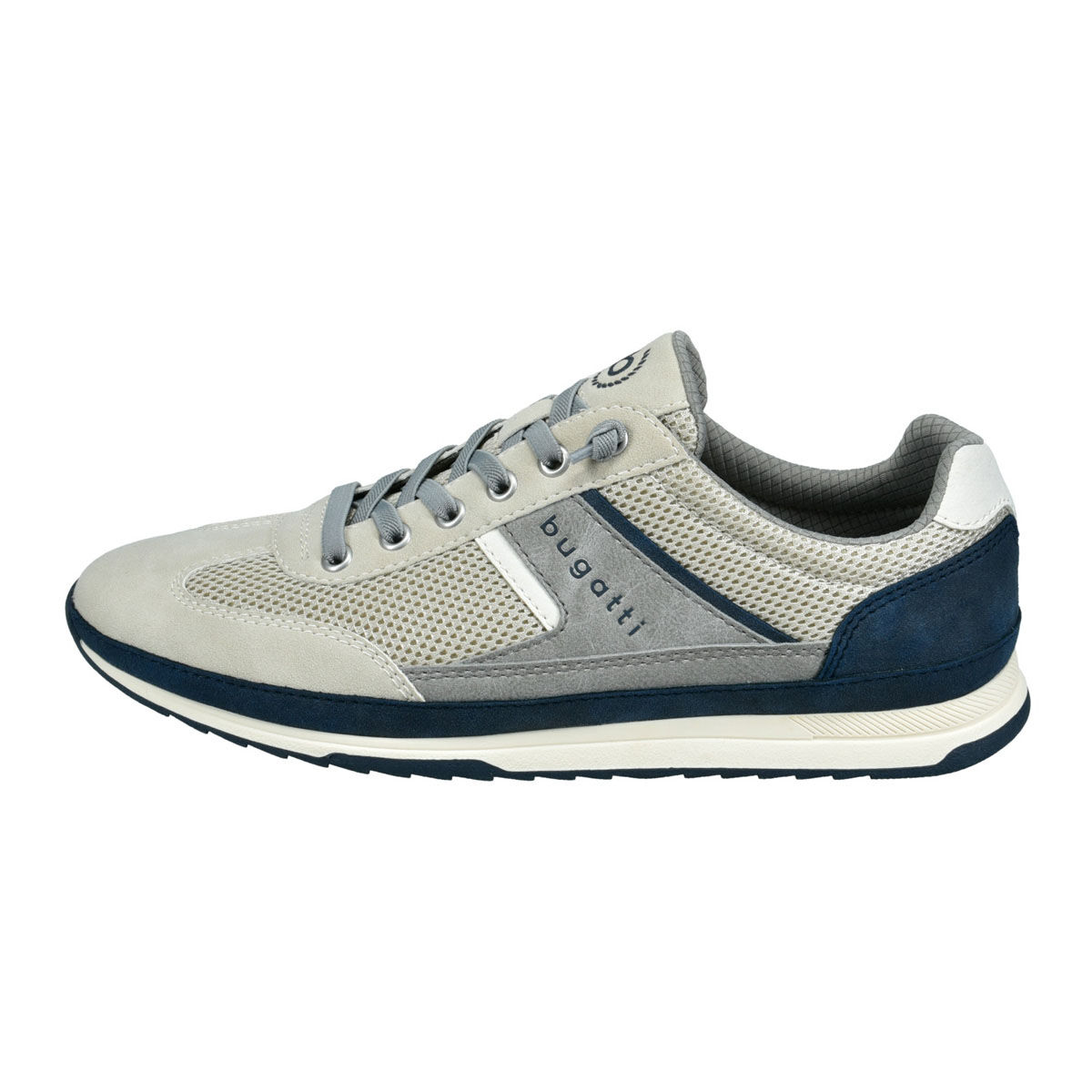 Bugatti Mens 321-A3806-3500-1500 Trevor Grey Lace-Up Trainers