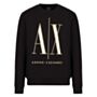 Black Armani Exchange Big Logo Sweater