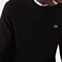 Lacoste Crew neck Sweater in black with small logo