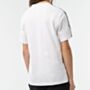White short sleeve regular fitting lacoste t shirt 