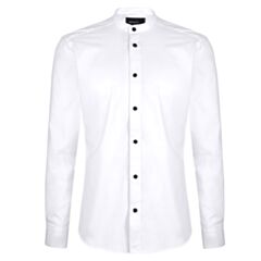 Remus Uomo Rome G-Dad Collar Shirt White