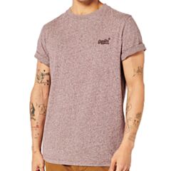 Superdry Vintage Logo Emb Tee - Burgundy
