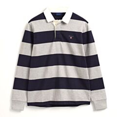 Gant Barstripe Heavy Rugger Grey Melange
