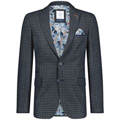 A Fish Named Fred Jacket In Blue Check