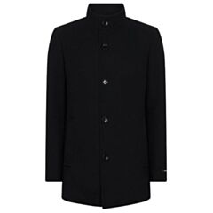 Remus Uomo Jonah Overcoat In Black