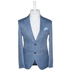 William Tailor Blue Fox Blazer In Blue
