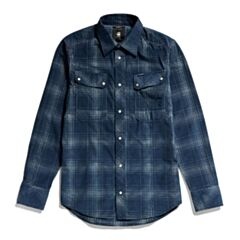 G-Star Worker Slim Isaac Check Shirt In