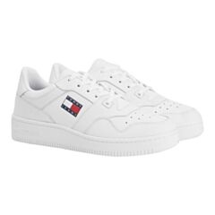 Tommy Jeans Retro Leather Trainers White