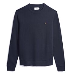 Farah Tim Crew Sweater In True Navy