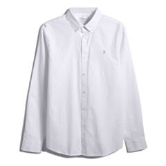 Farah Brewer LS BD Shirt In White
