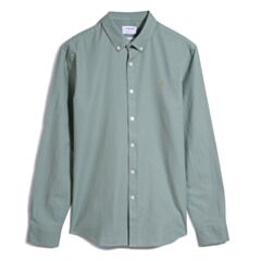 Farah Brewer LS BD Shirt In Green Sage
