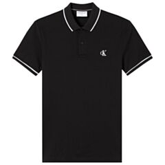 Calvin Klein Tipping Slim Polo Black