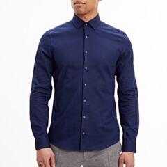 Calvin Klein Structured Slim Shirt In Na
