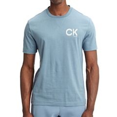 Calvin Klein Striped Chest T-Shirt Grey