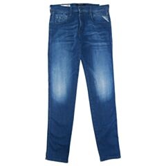 Replay Hyperflex Jeans In Bright Blue Wa