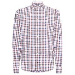 Tommy Hilfiger Oxford Check Shirt -Rouge