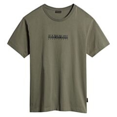Napapijri S-Box SS T-Shirt In Green Lich