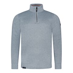 Ted Smith Stella 1/4 Zip In Blue Twist
