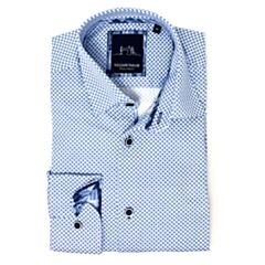 William Tailor Dots Printed Shirt White