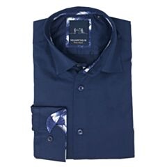 William Tailor Woven Shirt In Navy