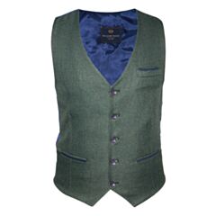 William Tailor Edward Waistcoat In Green