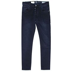 Eto Hyper Stretch Jeans In Navy
