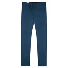 Enzo Slim Stretch Chino In Steel Blue